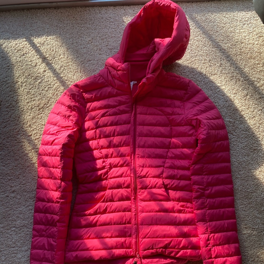 Lululemon Pack It Down Jacket Calypso Pink Size 4